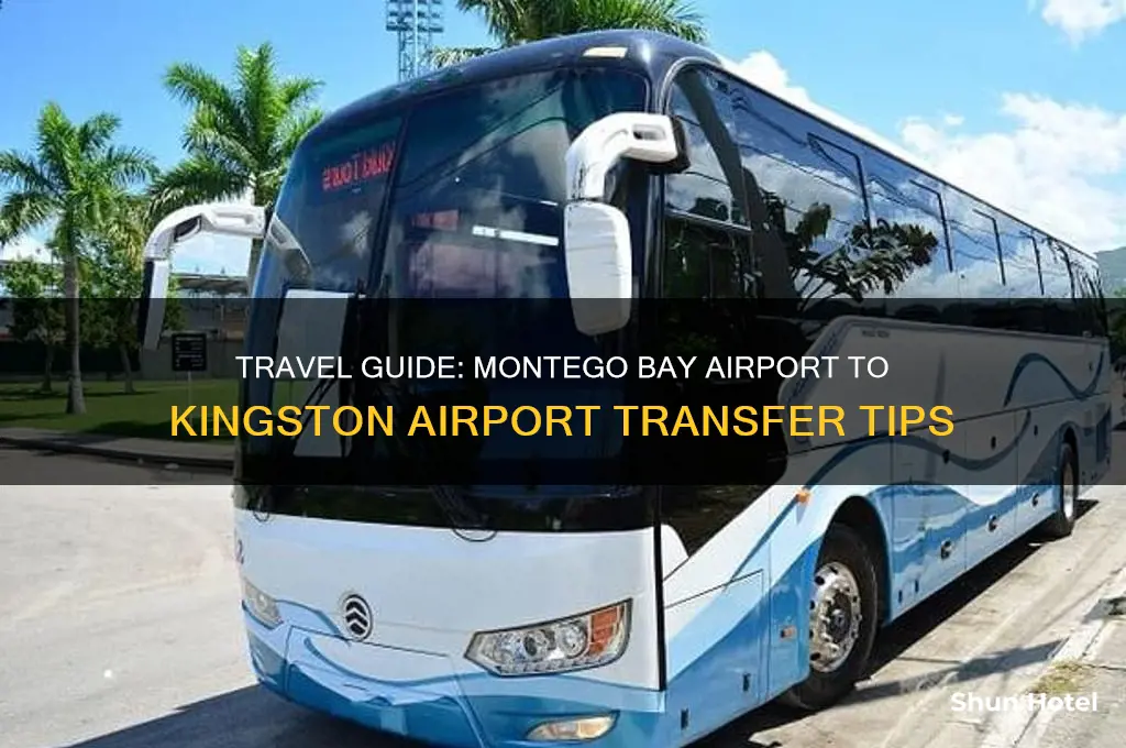 how to get from montego bay airport to kingston airport