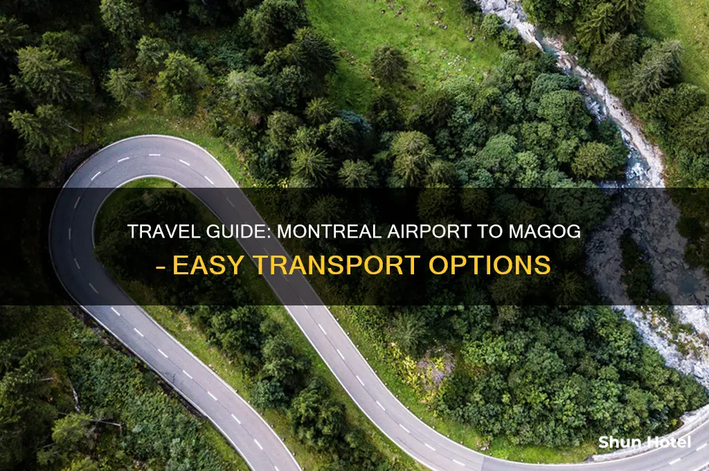 how to get from montreal airport to magog