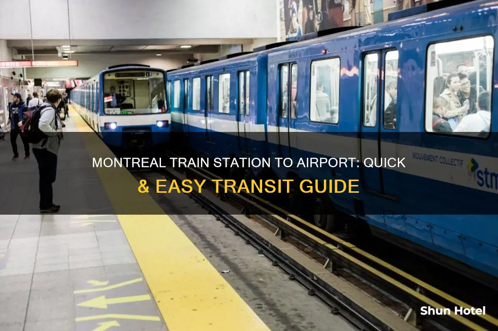 how to get from montreal train station to motreal airport