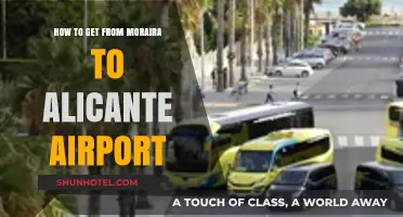 Traveling from Moraira to Alicante Airport: Easy Transport Options