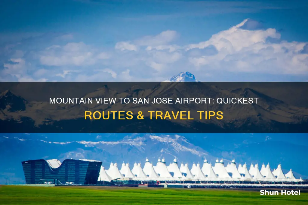 how to get from mountain view to san jose airport