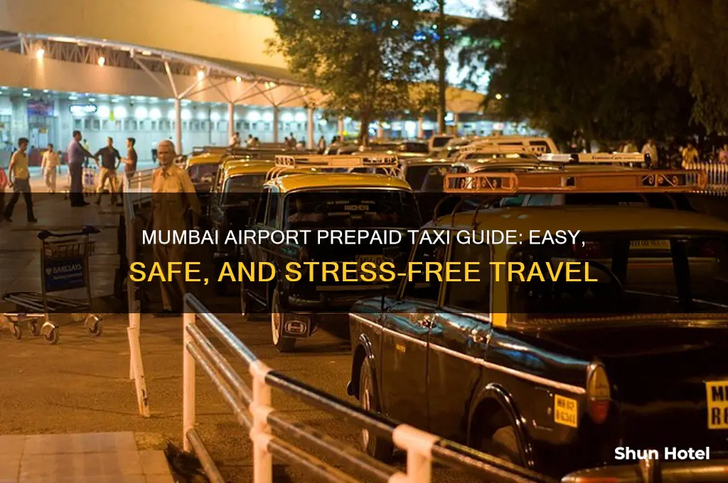 how to get from mumbai airport prepaid taxi
