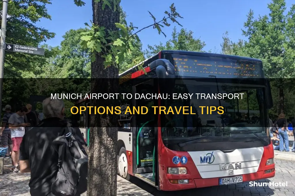 how to get from munich airport to dachau