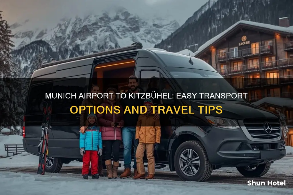 how to get from munich airport to kitzbuhel