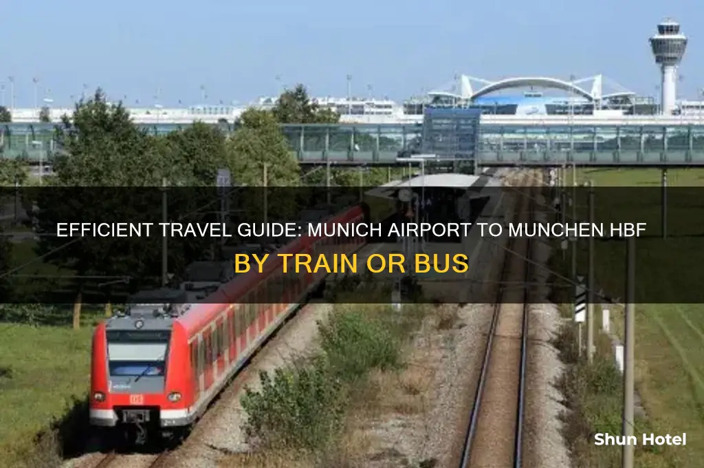 how to get from munich airport to munchen hbf