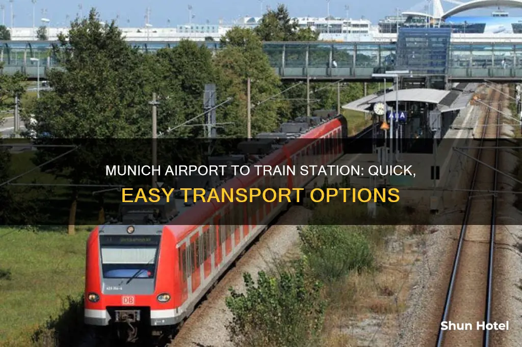 how to get from munich airport to munich train station