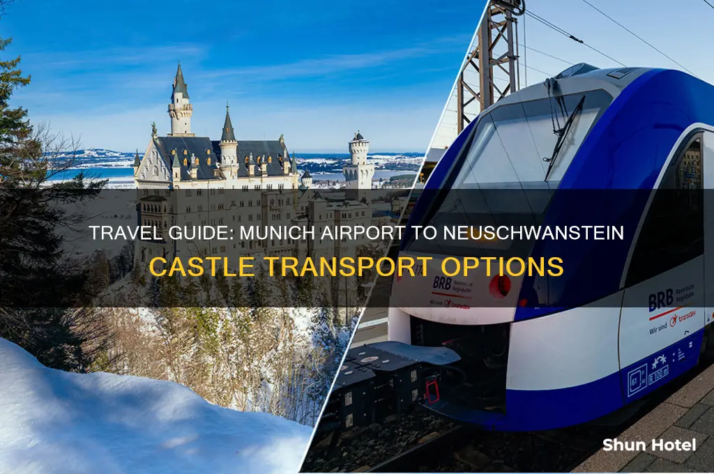 how to get from munich airport to neuschwanstein castle