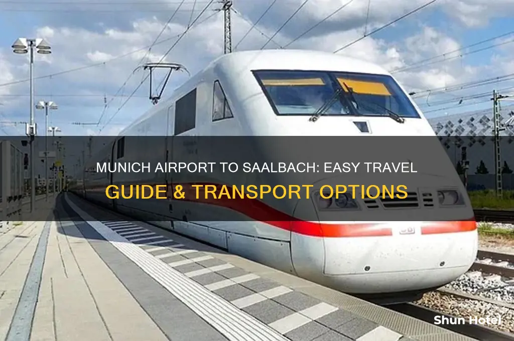 how to get from munich airport to saalbach