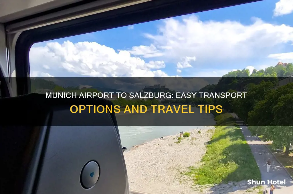 how to get from munich airport to salzburg