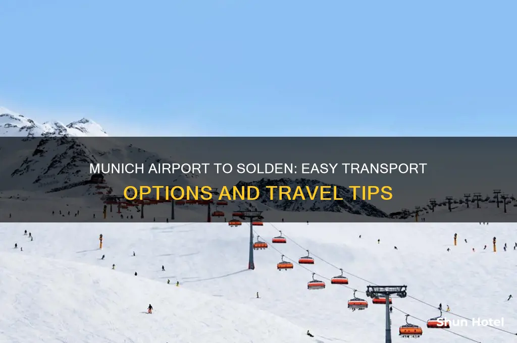 how to get from munich airport to solden