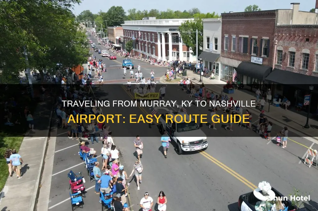 how to get from murray ky to nashville tn airport