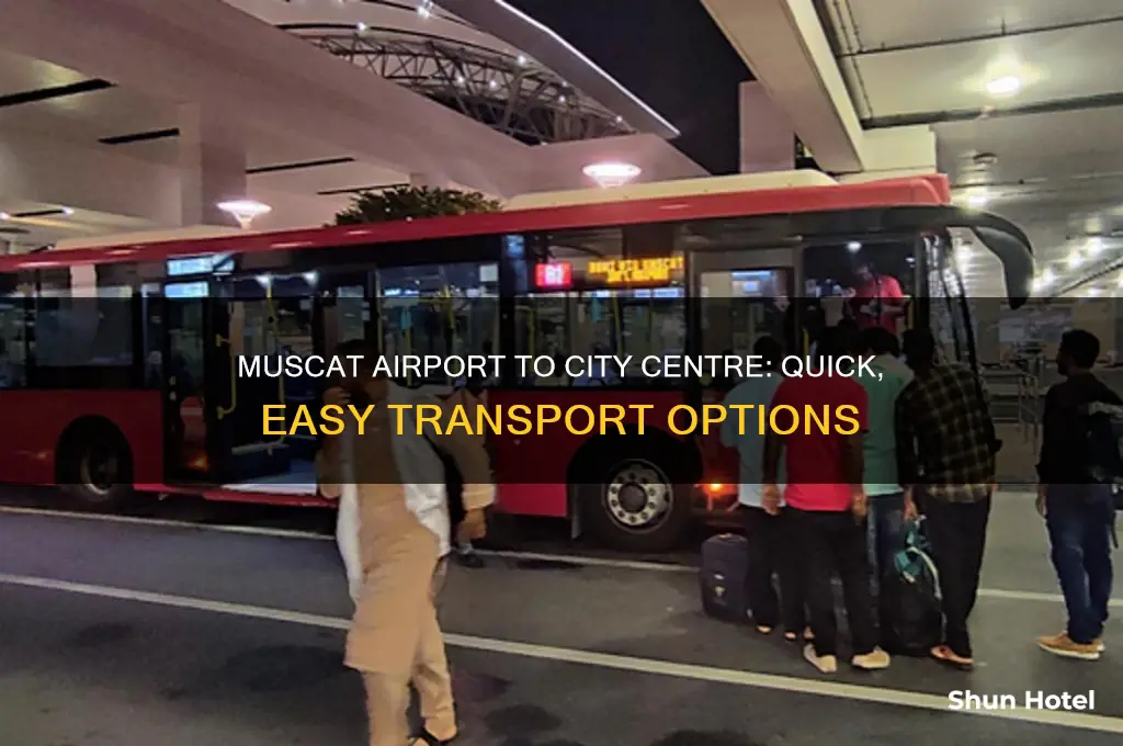 how to get from muscat airport to city centre