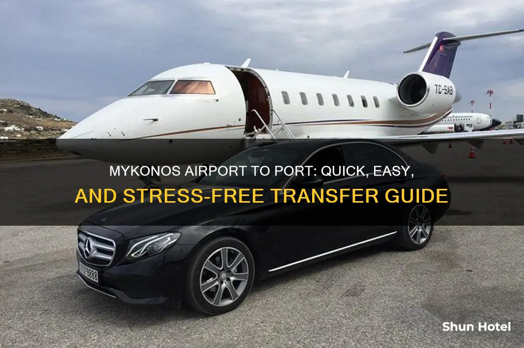 how to get from mykonos airport to port