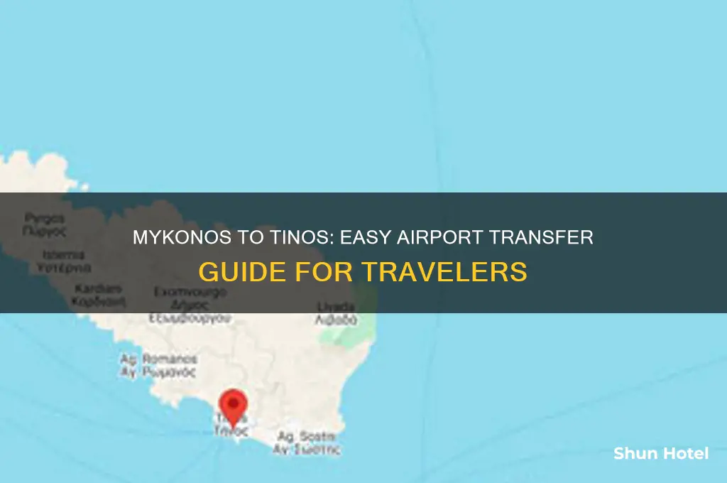how to get from mykonos airport to tinos