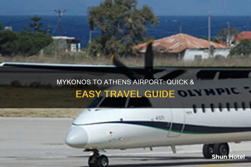 how to get from mykonos to athens airport