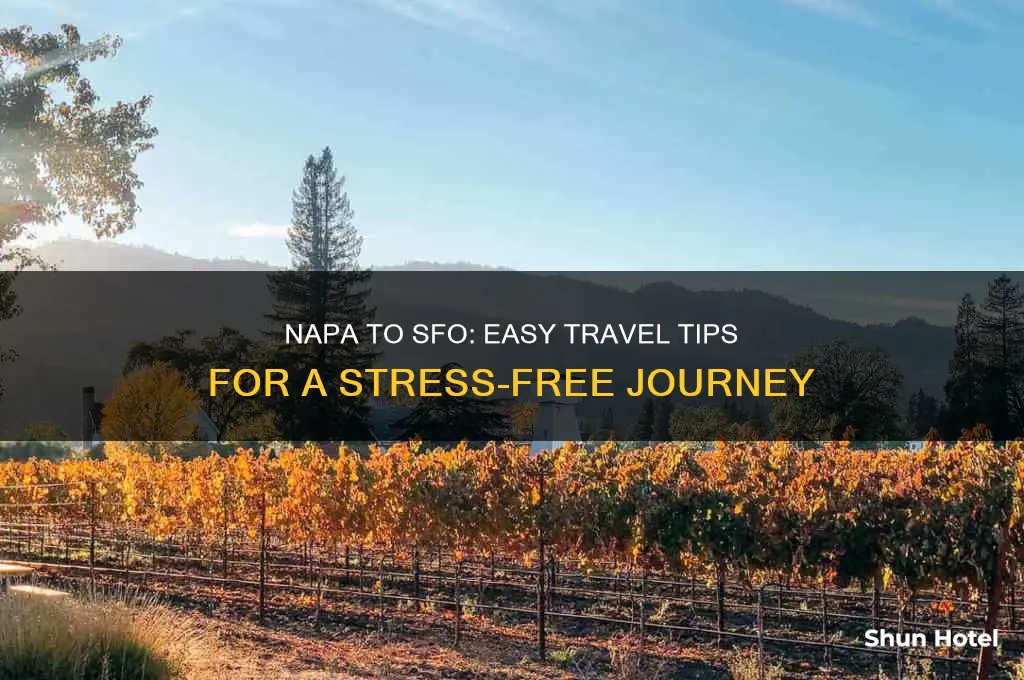 how to get from napa to san francisco airport