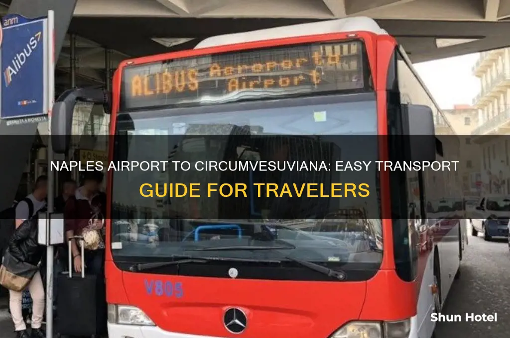 how to get from naples airport to circumvesuviana