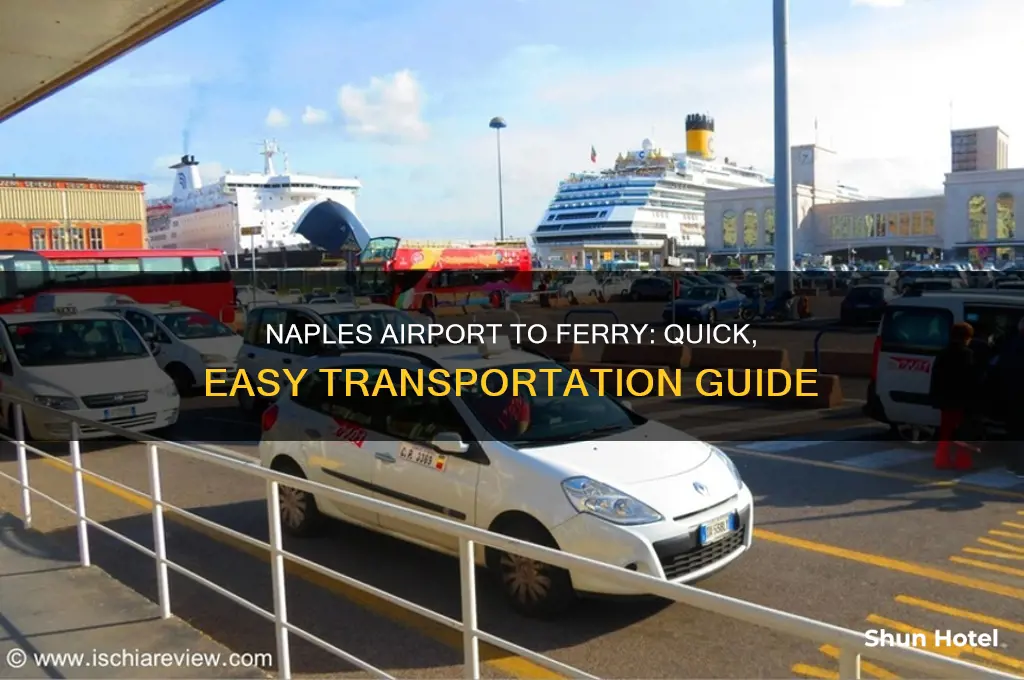 how to get from naples airport to ferry