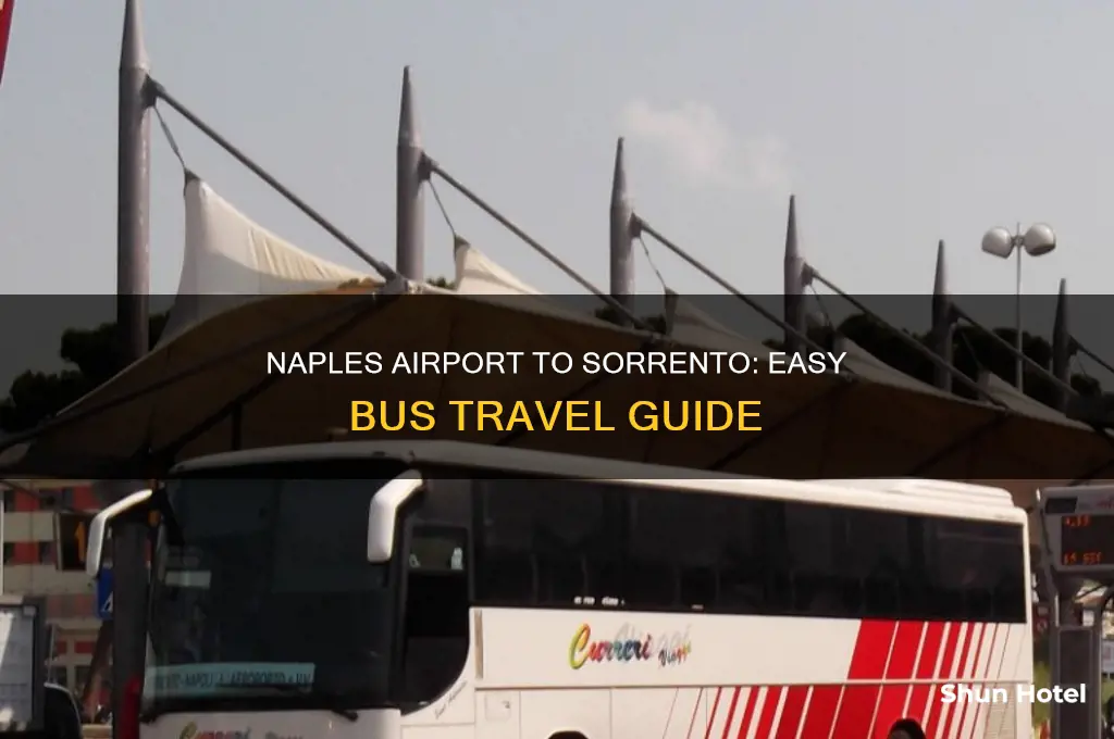 how to get from naples airport to sorrento by bus