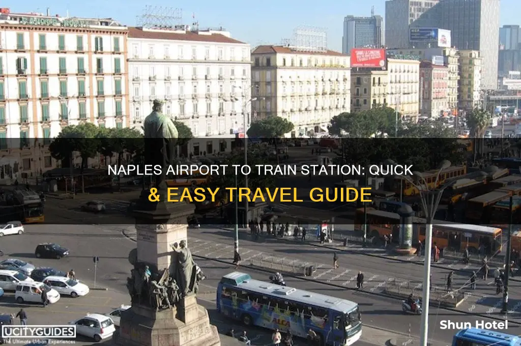 how to get from naples italt airport to train station