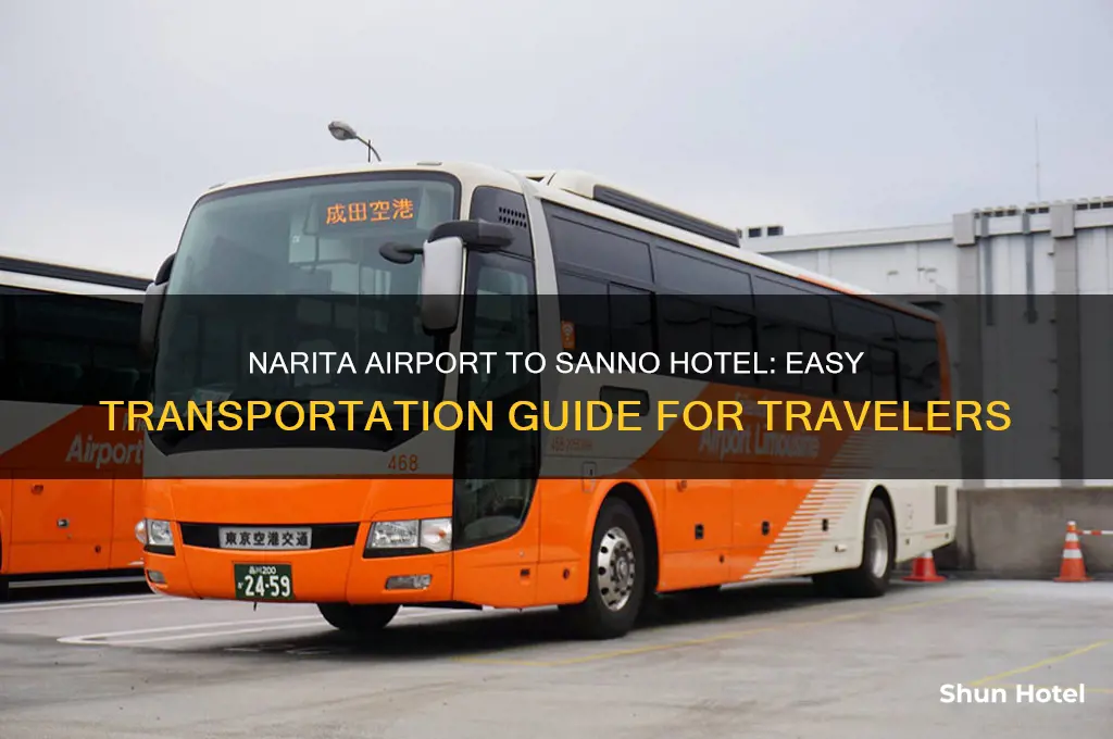 how to get from narita airport to sanno hotel