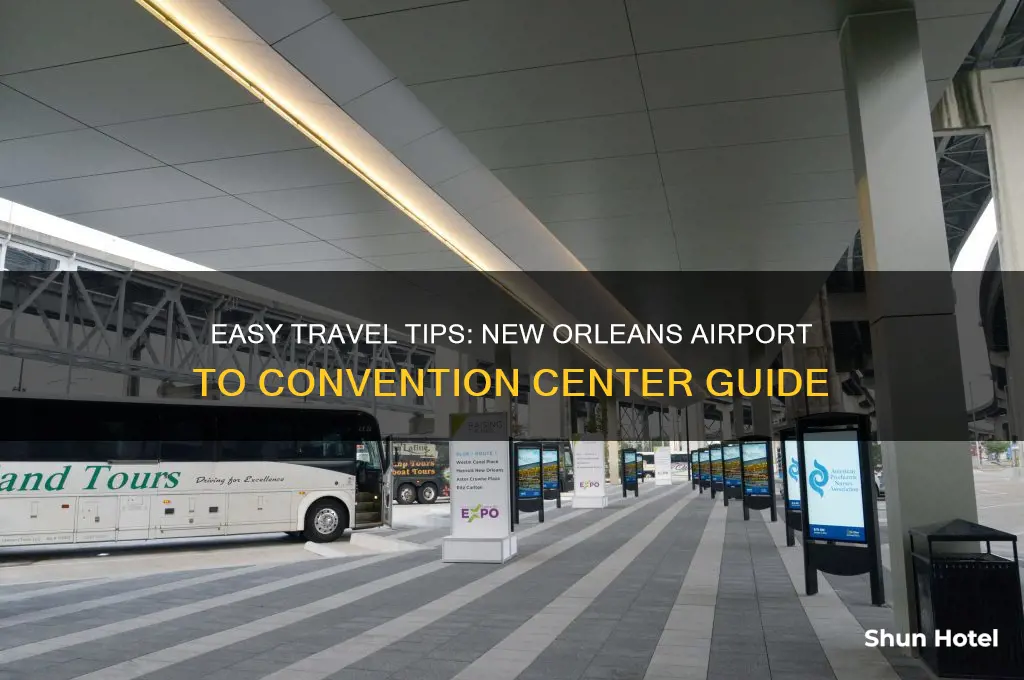how to get from new orleans airport to convention center