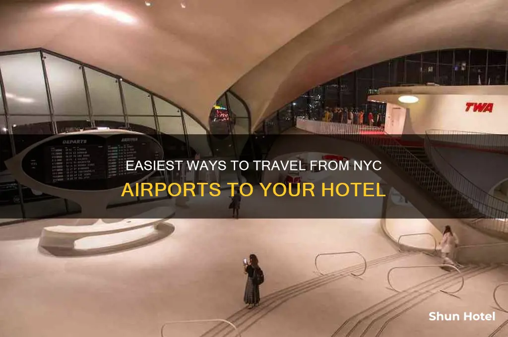 how to get from new york airport to hotel