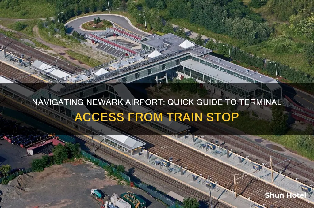 how to get from newark airport stop to airport.terminal