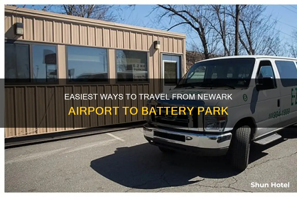 how to get from newark airport to battery park