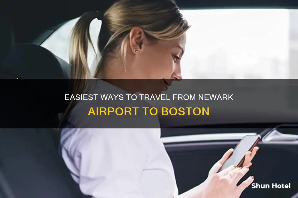 how to get from newark airport to boston