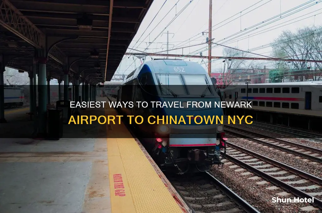 how to get from newark airport to chinatown