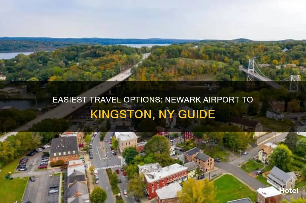 how to get from newark airport to kingston ny