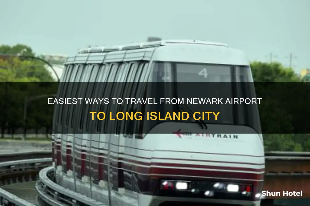 how to get from newark airport to long island city