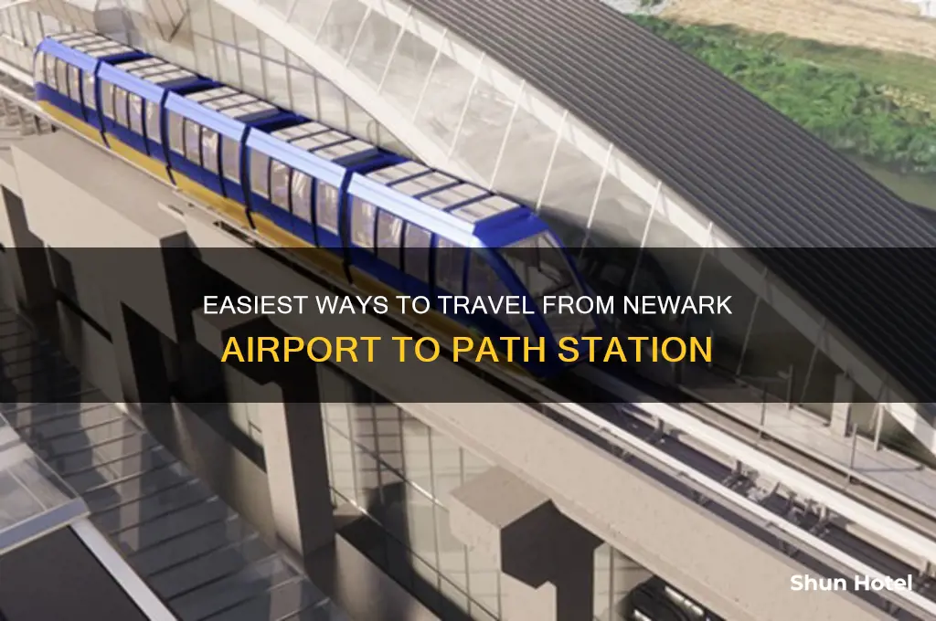 how to get from newark airport to path station