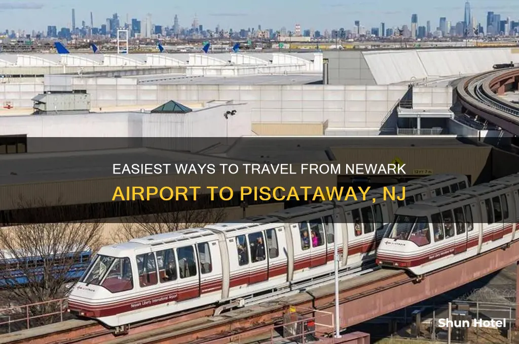 how to get from newark airport to piscataway