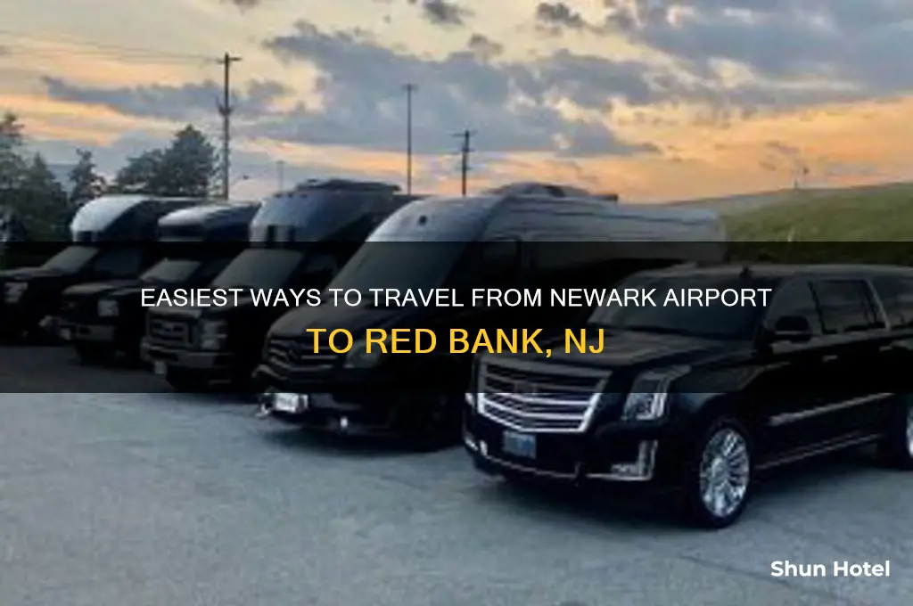 how to get from newark airport to red bank nj