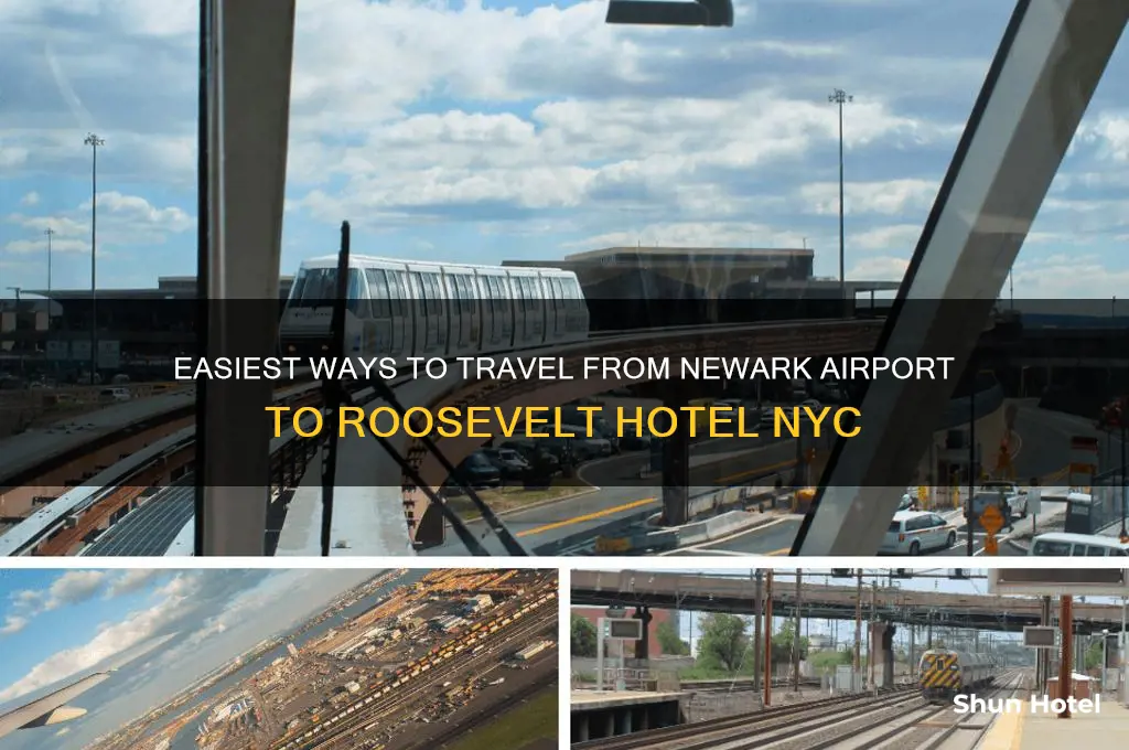 how to get from newark airport to roosevelt hotel