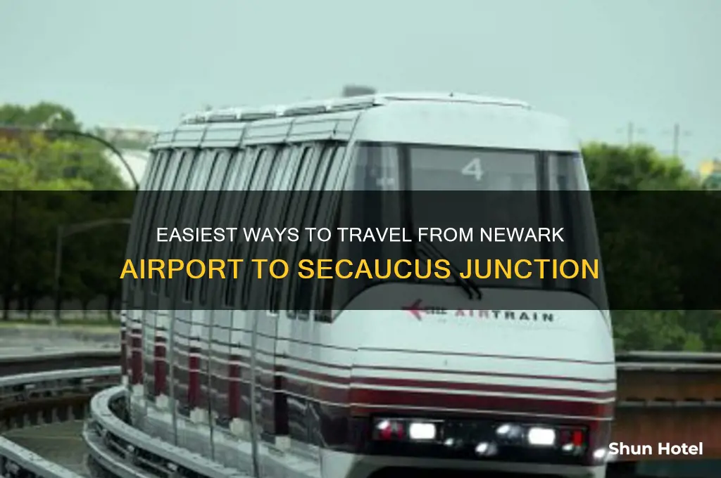 how to get from newark airport to secaucus junction
