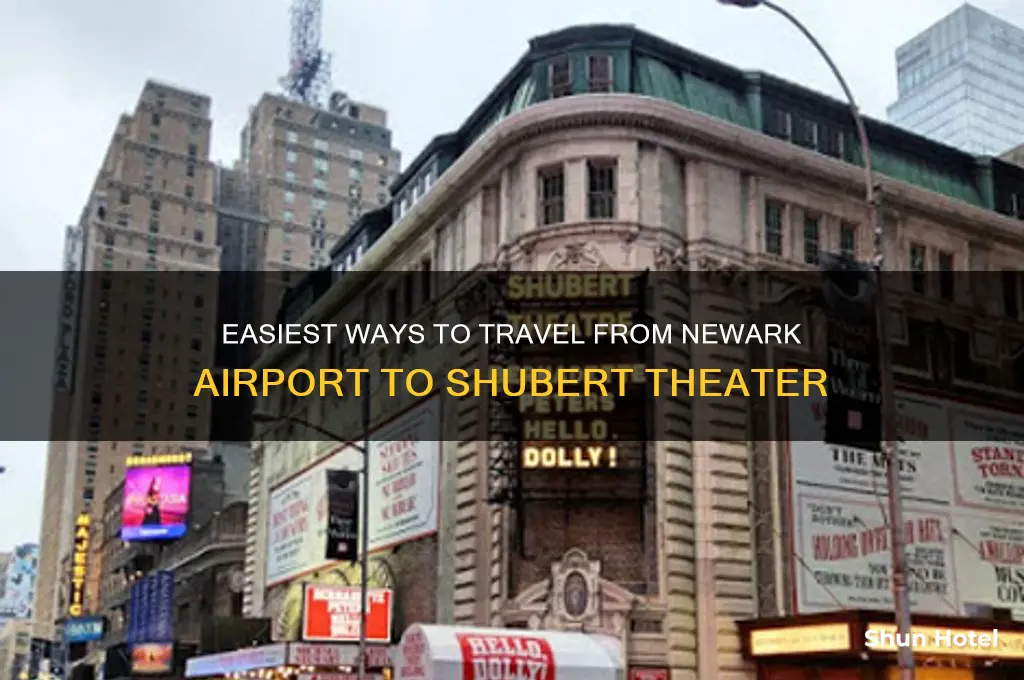 how to get from newark airport to shubert theater