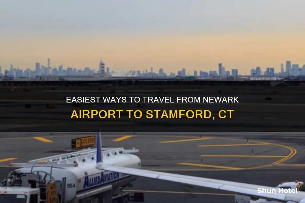how to get from newark airport to stamford ct