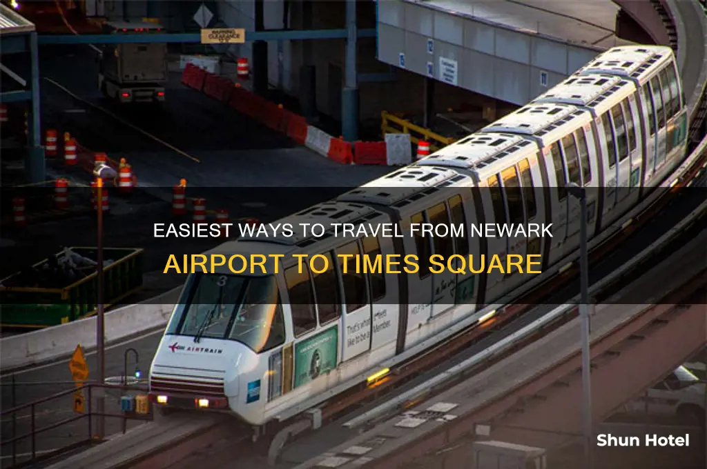 how to get from newark airport to time square