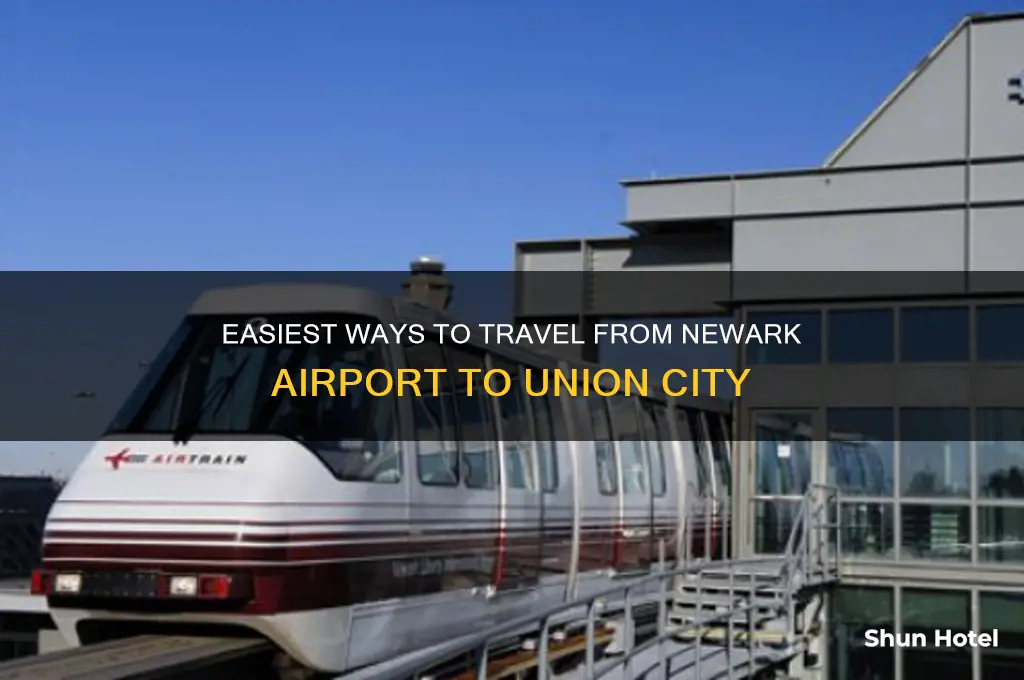 how to get from newark airport to union city