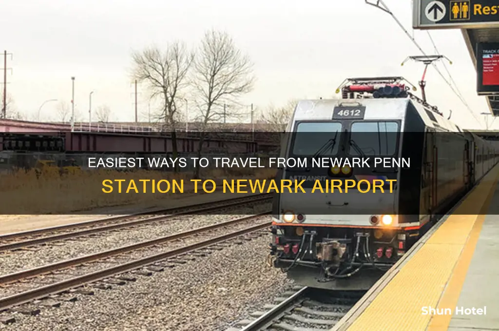 how to get from newark penn to newark airport