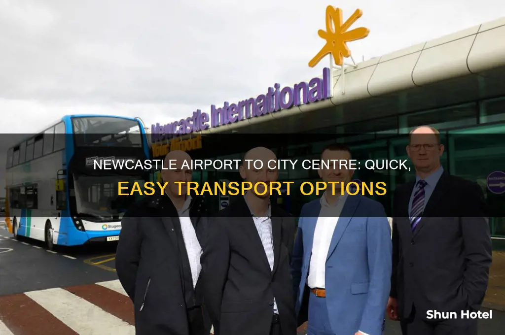 how to get from newcastle airport to city centre