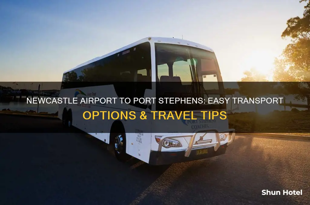 how to get from newcastle airport to port stephens