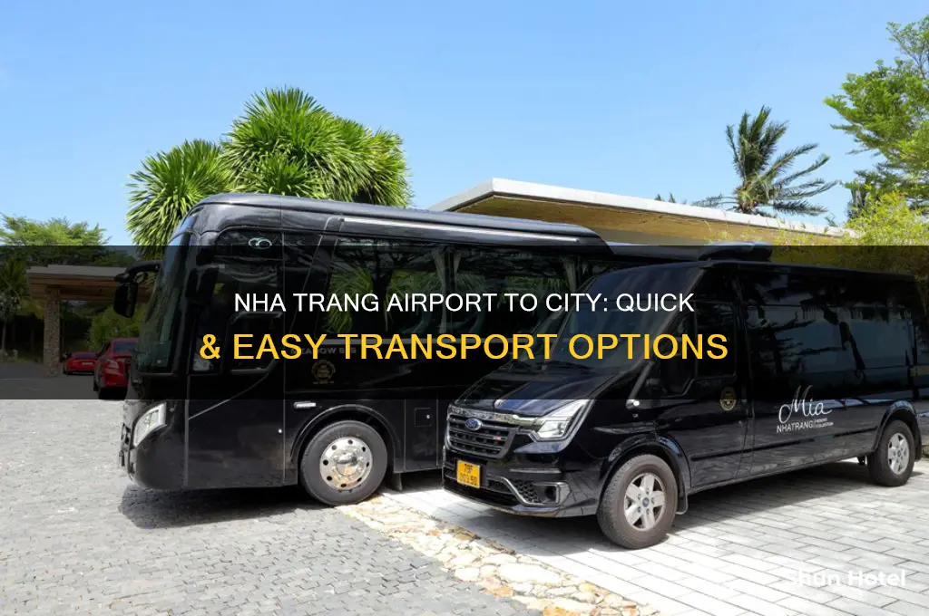 how to get from nha trang airport to city