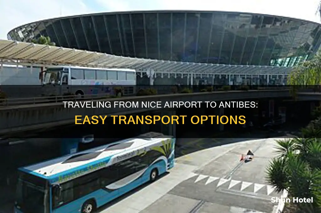 how to get from nice airport to antibes