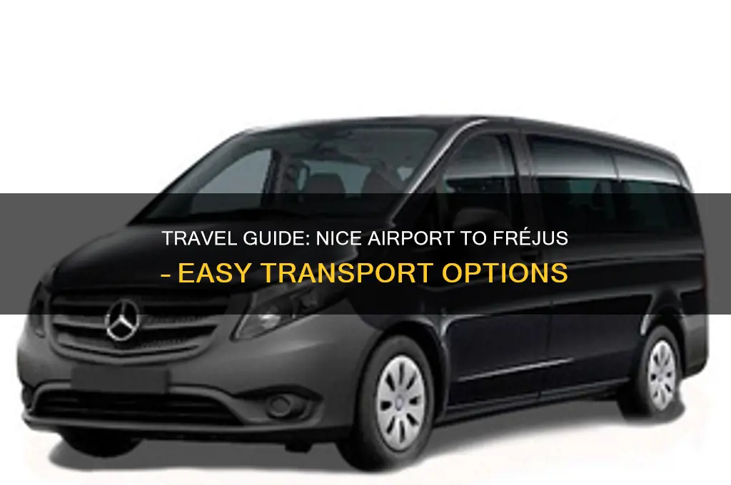 how to get from nice airport to frejus