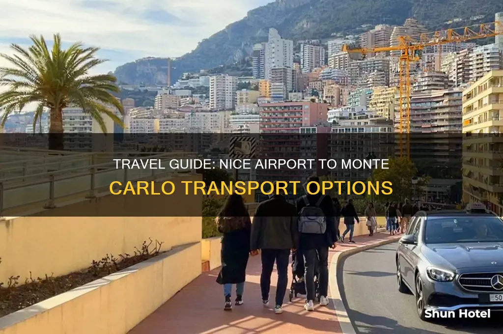 how to get from nice airport to monte carlo