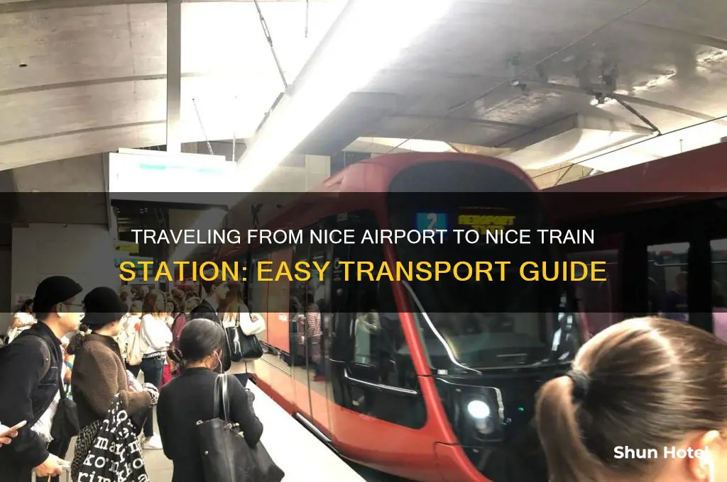 how to get from nice airport to nice train station